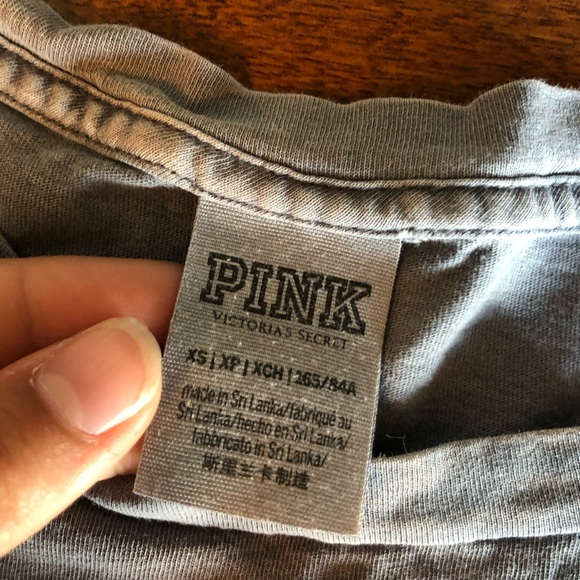 Moderately used grey, PINK Crew Neck - Picture 3 of 4